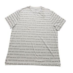 Armani Exchange Men's Short‎ Sleeve T-Shirt Graphic Print Logo Size XXL White
